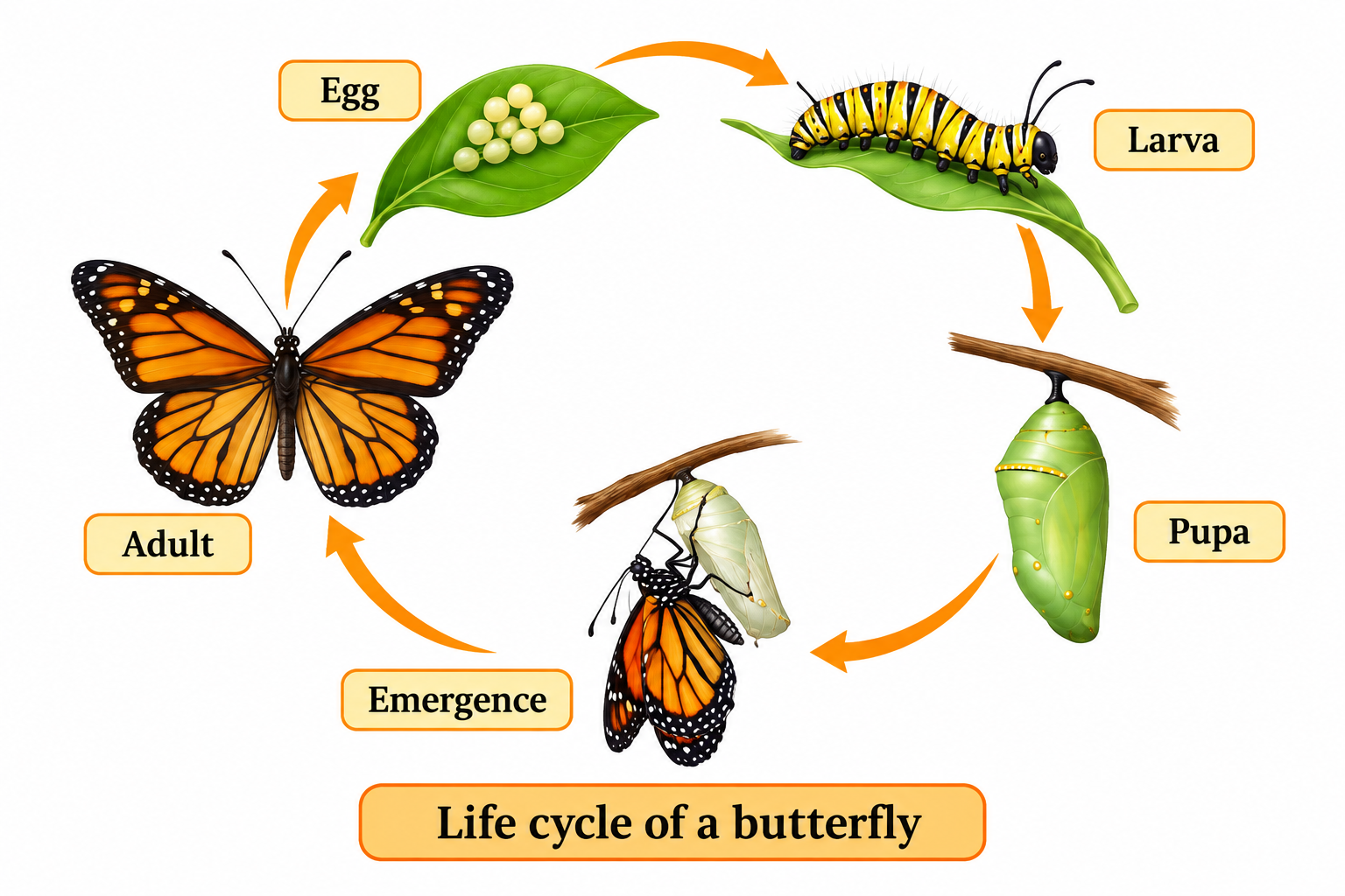 Butterfly Life Cycle Diagram